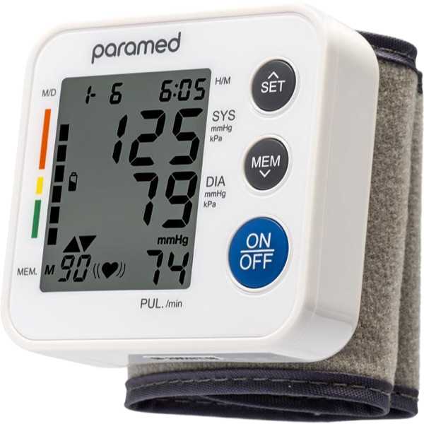 Automatic blood pressure monitor by Paramed: how to use