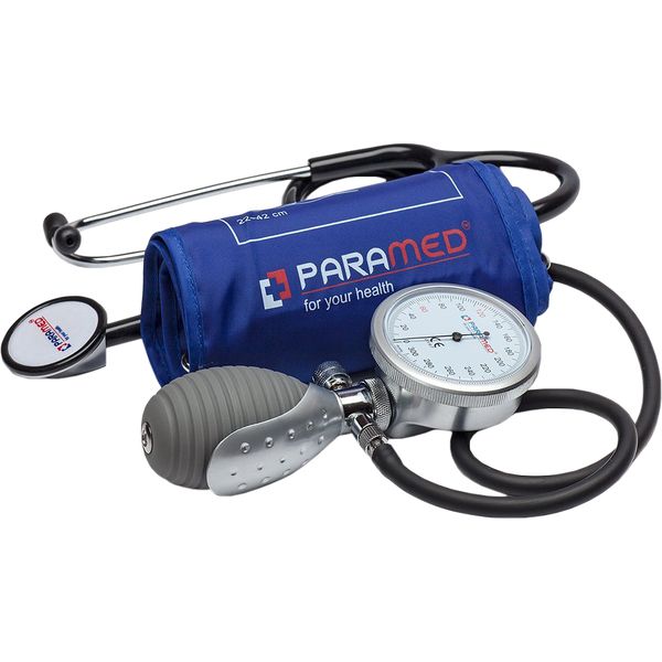  PARAMED Aneroid Sphygmomanometer with Stethoscope